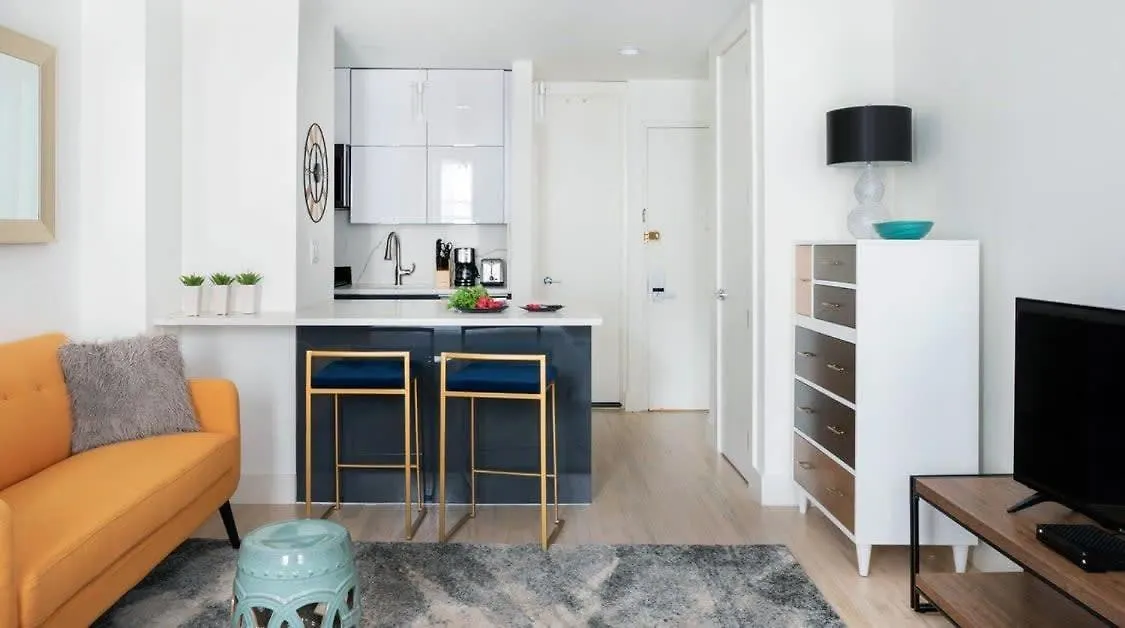 アパート 1597-6 Luxury Studio Upper East Side W&D ニューヨーク